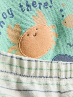 0–18 Monate | Sweatshirt und Shorts im Set für Neugeborene