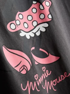 Nachthemd aus Baumwolle mit „Disney Minnie Maus“ Grafik
