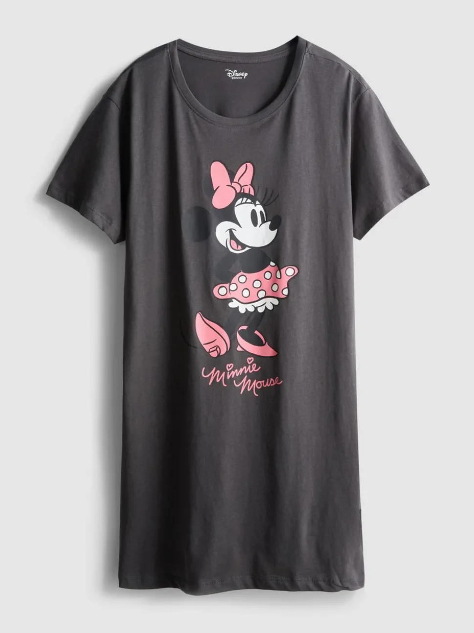 Nachthemd aus Baumwolle mit „Disney Minnie Maus“ Grafik