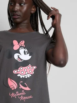 Nachthemd aus Baumwolle mit „Disney Minnie Maus“ Grafik