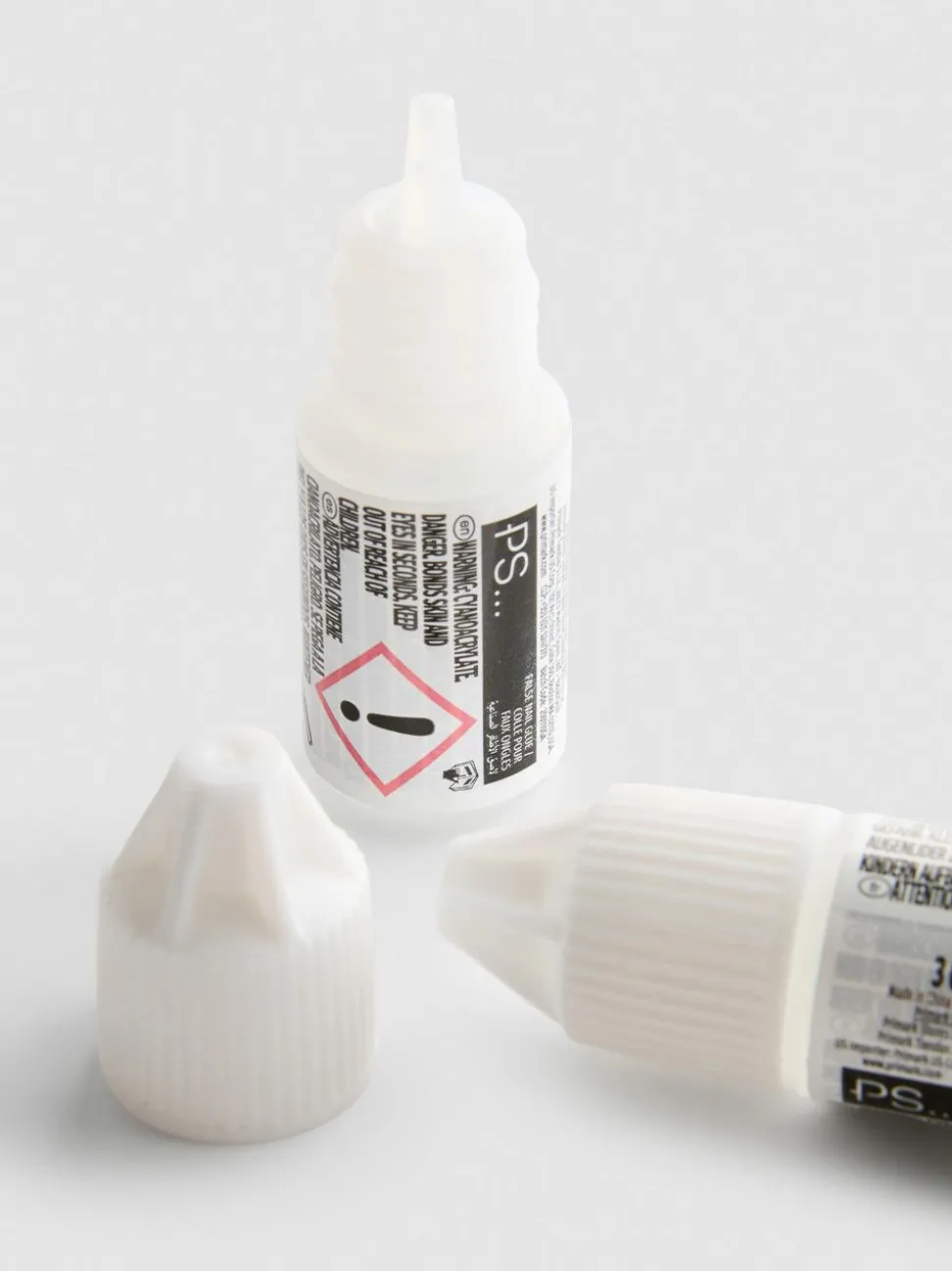Nagelkleber für Kunstnägel, 2er-Pack