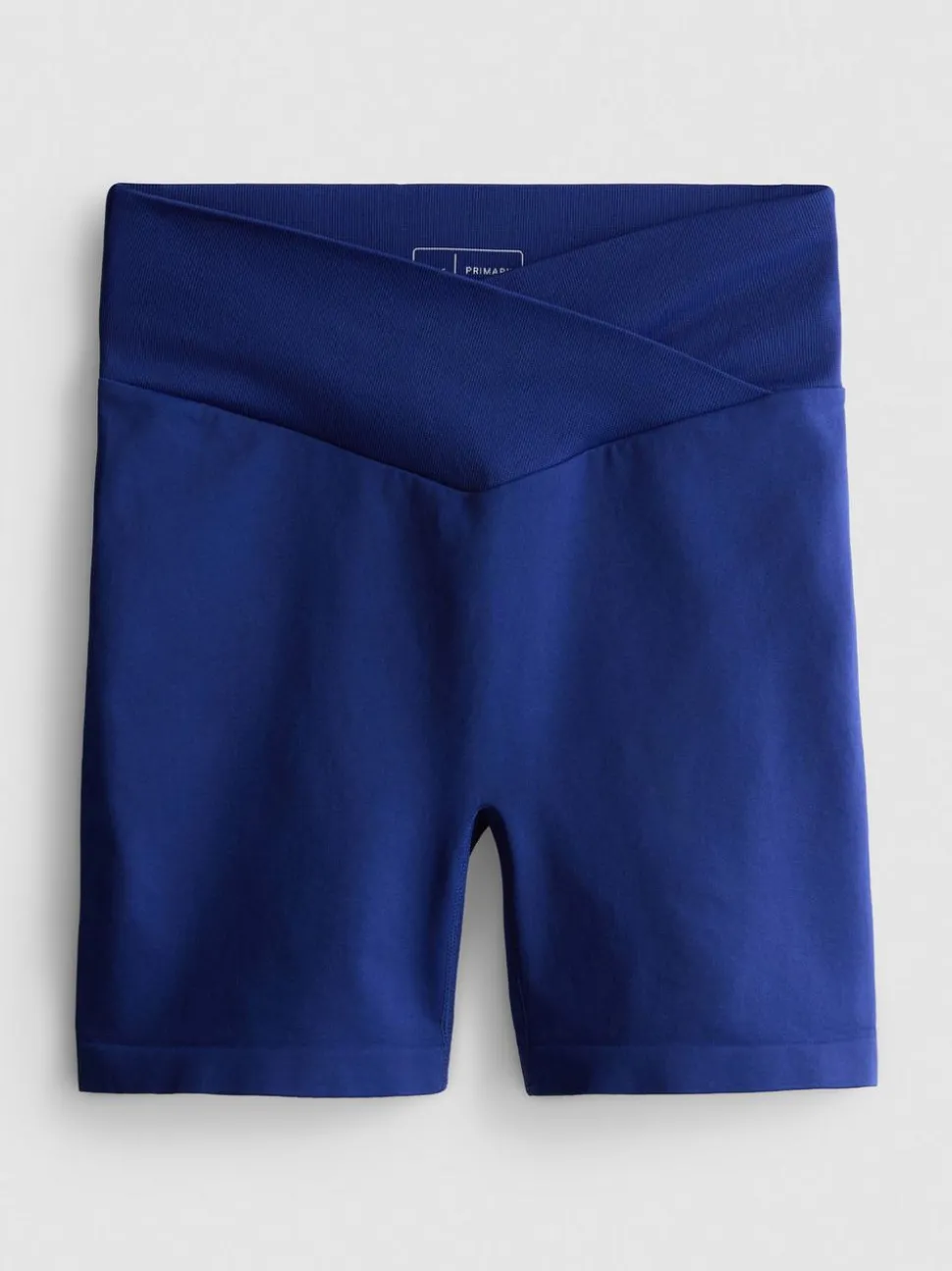 Nahtlose Active-Shorts mit überkreuztem Bund