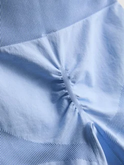 Nahtlose Active-Shorts mit Raffung