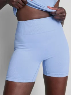 Nahtlose Active-Shorts mit Raffung