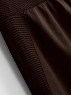 Nahtlose Activewear-Leggings mit hohem Bund