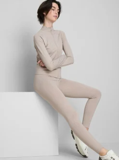 Nahtlose Jacke mit Reißverschluss