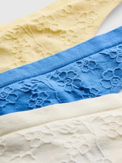 Nahtlose Jacquard-Tangas, 3er-Pack