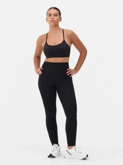 Nahtlose Leggings mit hohem Bund