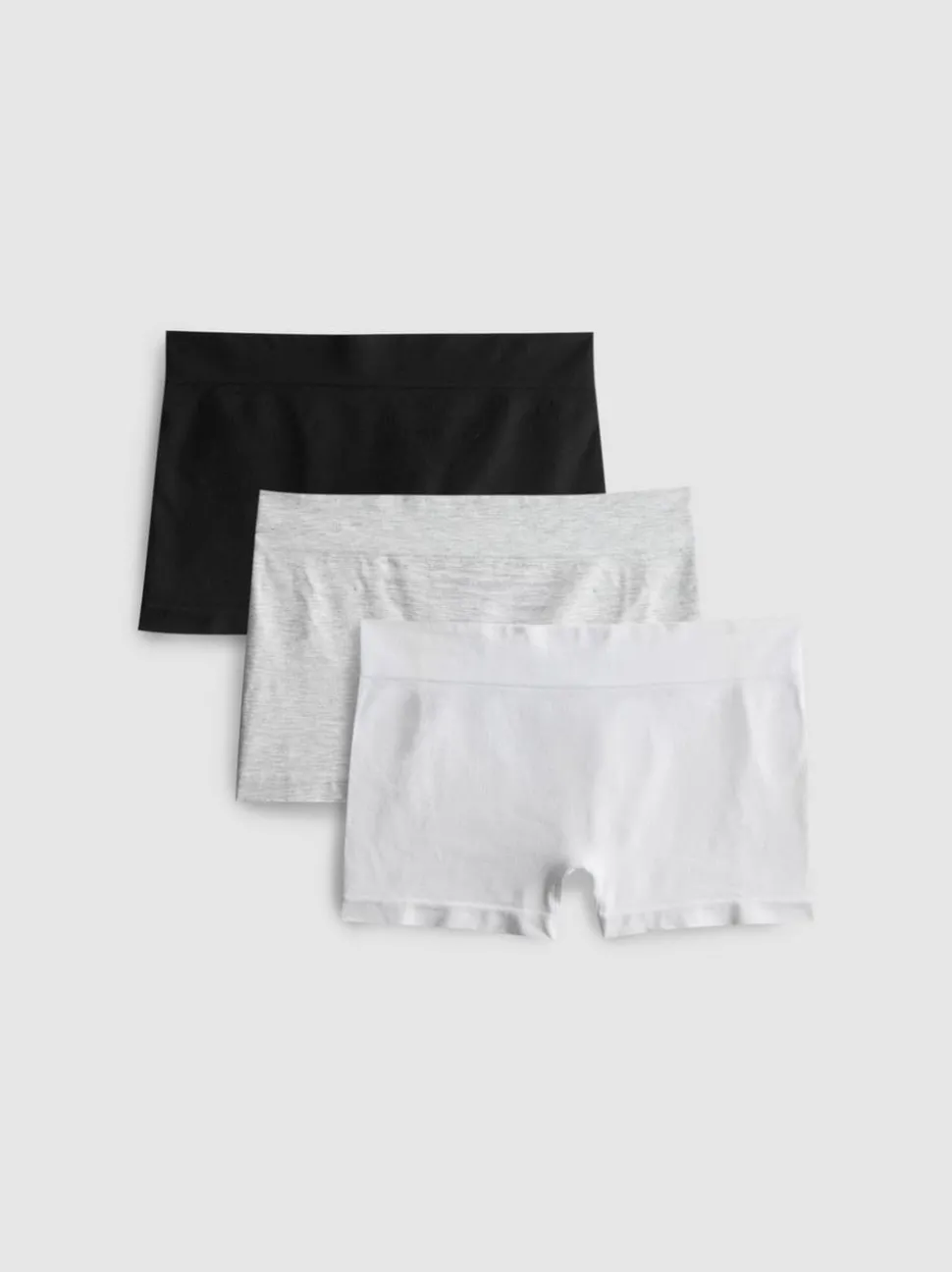 Nahtlose Shorts im Boyfriend-Look, 3er-Pack