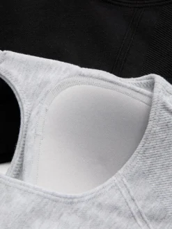 Nahtlose Sport-BHs, 2er-Pack