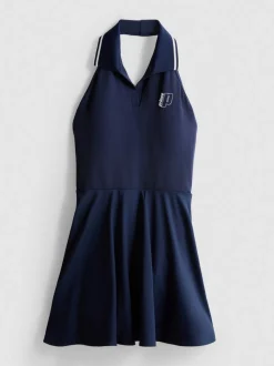 Nahtloses „Prince“ Mini-Tenniskleid