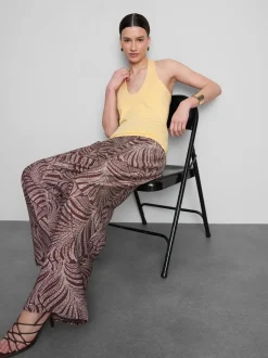 Neckholder-Top mit hohem Baumwollanteil