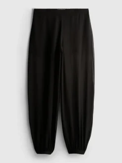 Netzstoffhose mit Bündchen