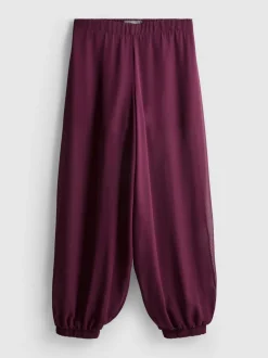 Netzstoffhose mit Bündchen