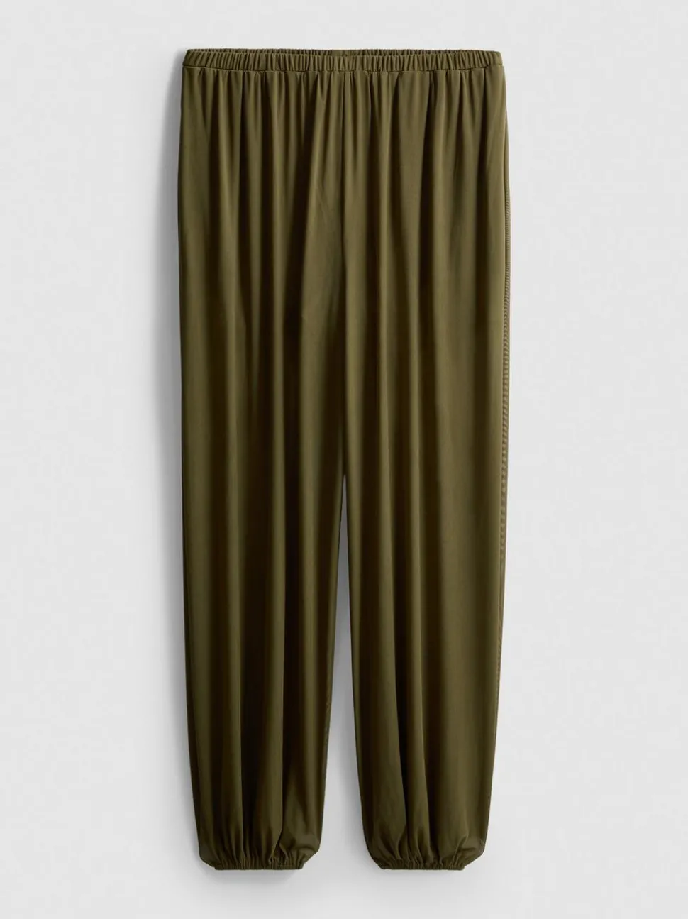 Netzstoff-Jerseyhose mit Bündchen
