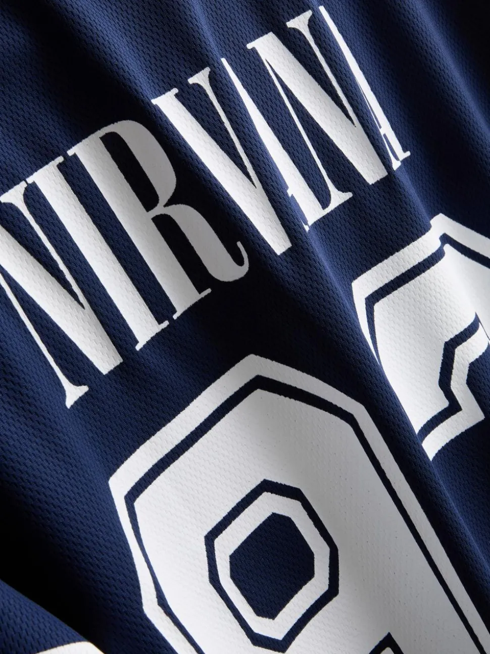 „Nirvana“ T-Shirt aus Jersey-Netzstoff