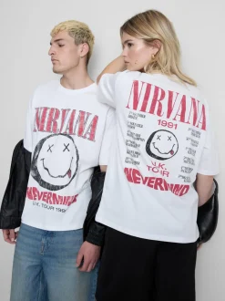 „Nirvana“ T-Shirt mit Grafik