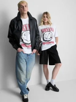 „Nirvana“ T-Shirt mit Grafik