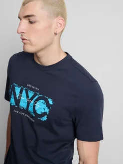 „NYC“ T-Shirt mit Grafik