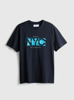 „NYC“ T-Shirt mit Grafik