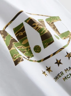 „NYC“ T-Shirt mit Grafik in Tarnmuster