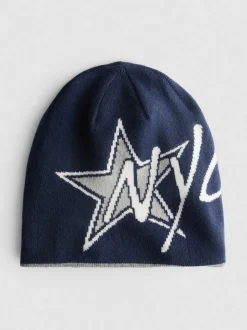 „NYC“ Wende-Beanie