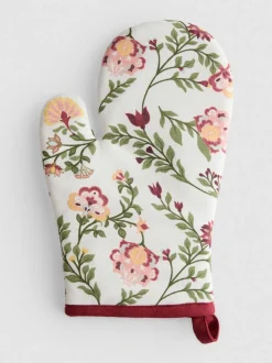 Ofenhandschuh mit Blumenmuster