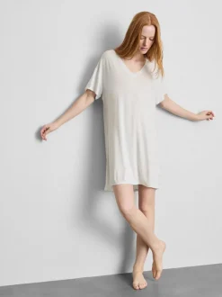Oversized-Schlafshirt mit hohem Modalanteil