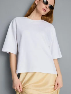 Oversized-T-Shirt aus Baumwolle