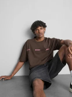 Oversized-T-Shirt mit Grafik