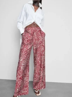 Palazzo-Hose mit Print