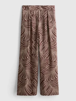 Palazzo-Hose mit Print