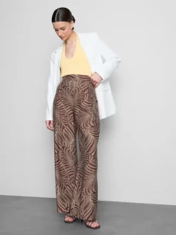 Palazzo-Hose mit Print