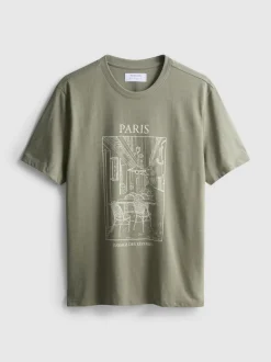 „Paris“ T-Shirt mit Grafik