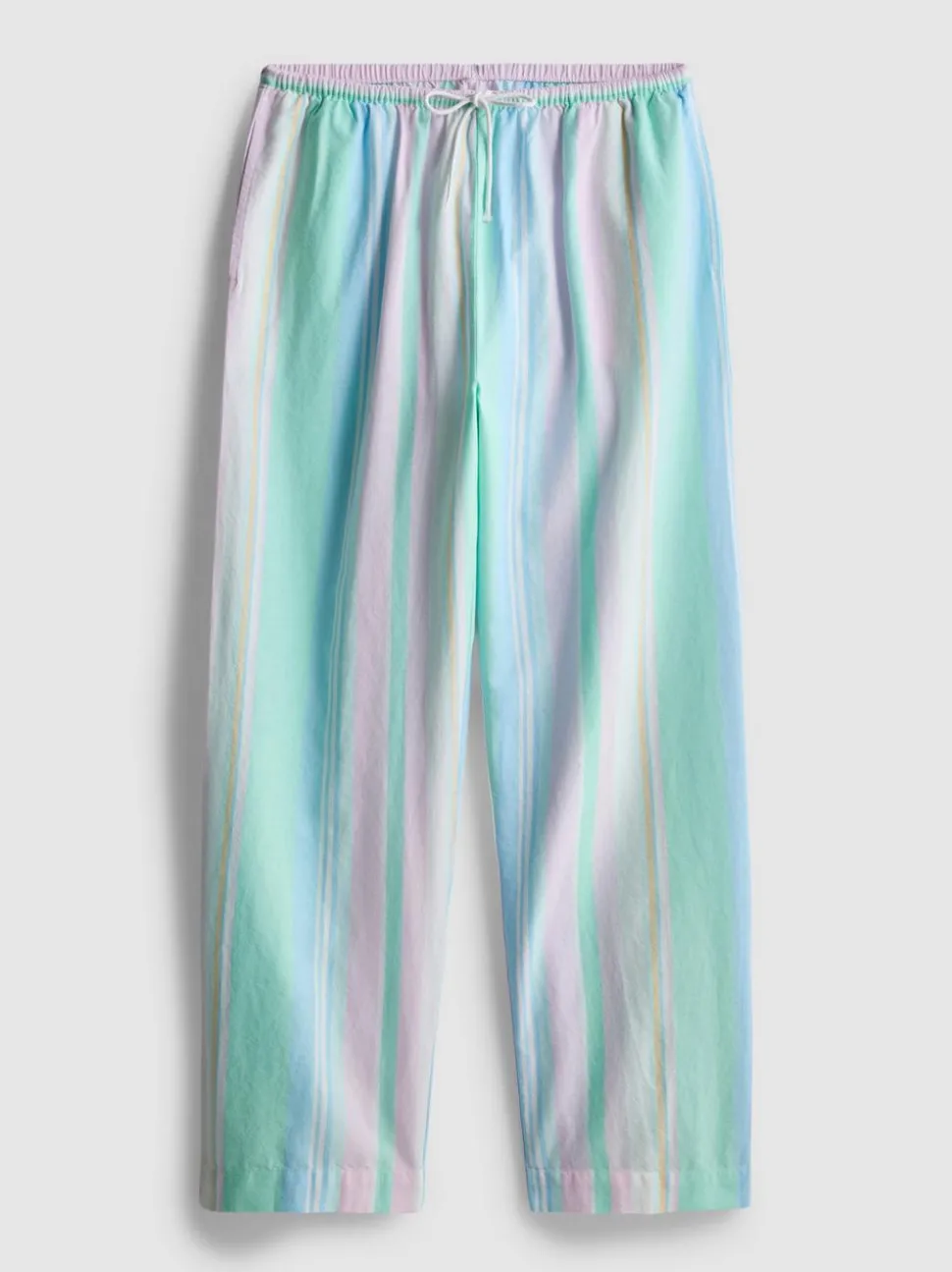 Pastellfarbene „Love To Lounge“ Schlafanzughose mit geradem Bein