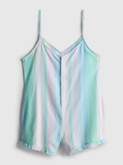 Pastellfarbener „Love To Lounge“ Lounge-Jumpsuit aus Baumwolle