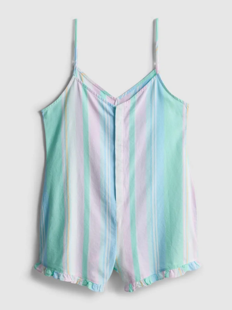 Pastellfarbener „Love To Lounge“ Lounge-Jumpsuit aus Baumwolle