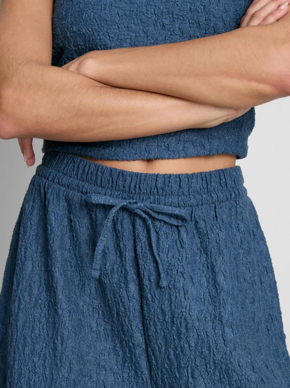 „Paula Echevarría“ Hose in Knitteroptik mit weitem Bein