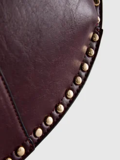„Paula Echevarría“ Kunstleder-Schultertasche mit Nieten