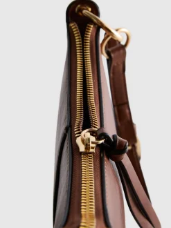 „Paula Echevarría“ Kunstleder-Schultertasche mit Nieten