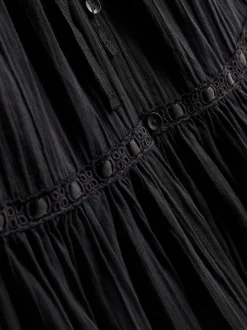 „Paula Echevarría“ Minikleid mit Spitzenbesatz und Rüschen