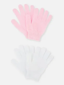 Peeling-Handschuhe, 2er-Pack