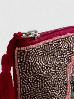 Perlenbesetzte Tasche mit Westernstiefeln