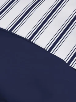 Pflegeleichtes Bettwäscheset mit Streifen