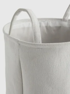 Pop-up-Wäschekorb aus Cord