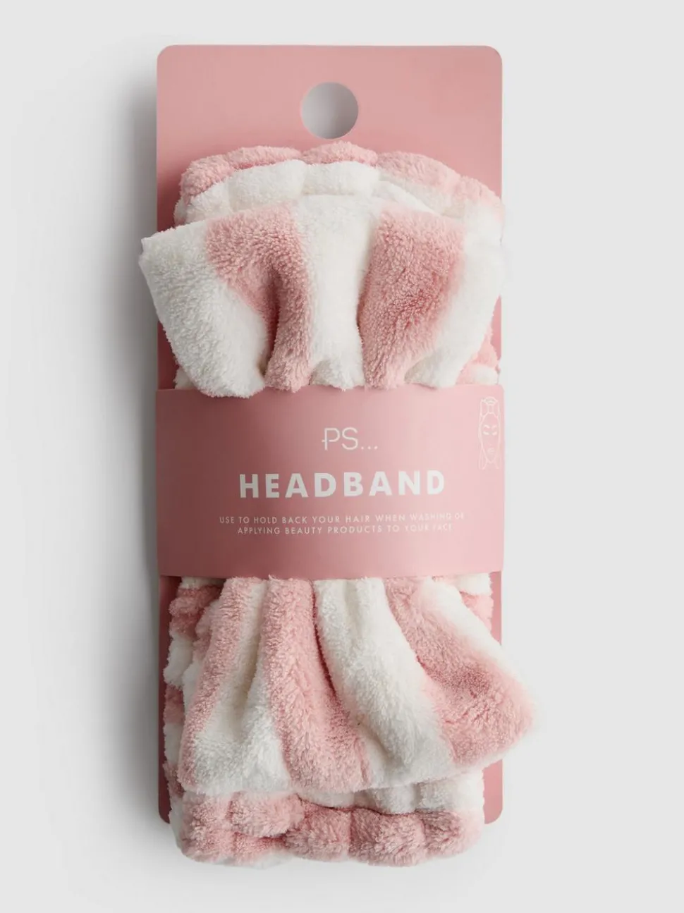 PS... Gestreiftes Haarband mit Schleife