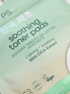 PS... K-Beauty Beruhigende Tonerpads fürs Gesicht, 20er-Pack