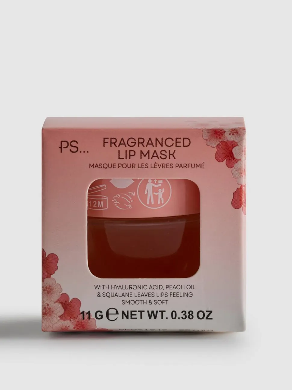PS... Lippenmaske für die Nacht mit Pfirsichduft