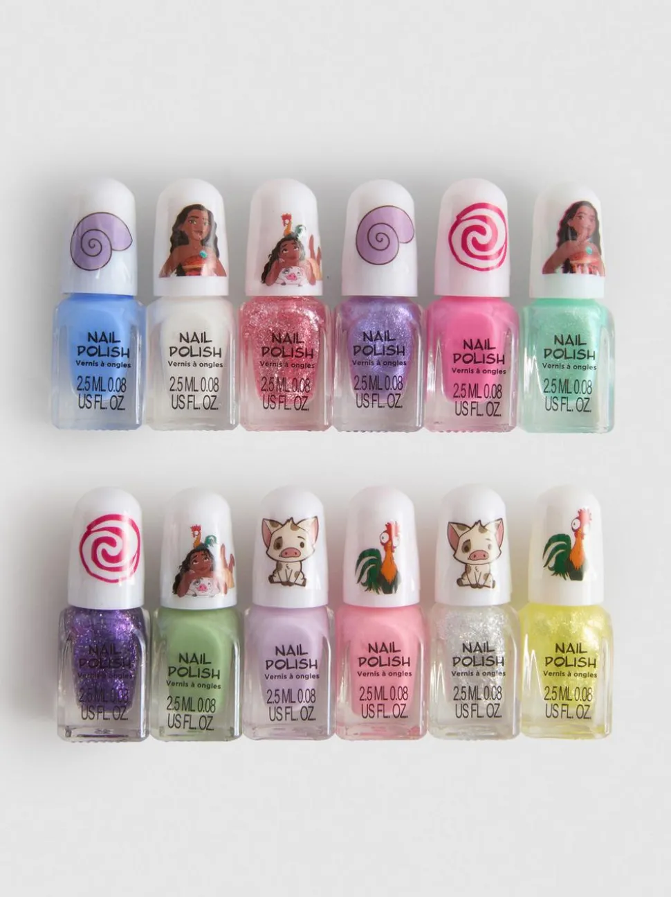 PS... Mini „Disney Vaiana“ Nagellacke, 12er-Pack