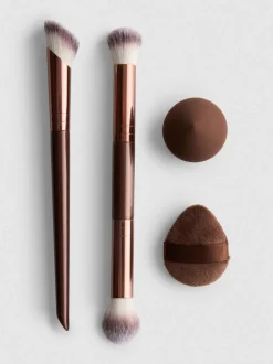 PS... Pro Make-up-Pinsel und -Schwämme, 4-teilig